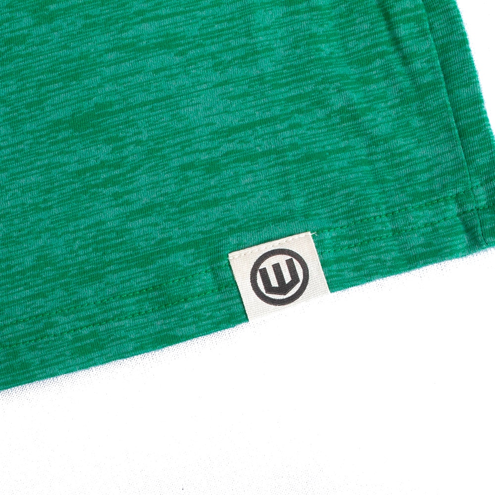 Interlocking UO, Green, Crew Neck, Cotton Blend, Kids, Youth, Basketball, Wes and Willy, T-Shirt, 803280